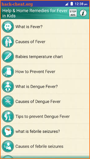 Fever in Babies & Kids High Fever Treatment Help screenshot