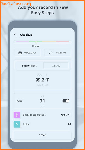 Fever Tracker : Record Daily Body Temperature screenshot