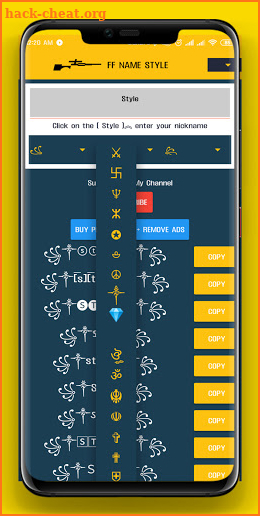 FF Name Style Creator For Free - Nickname Gamer screenshot