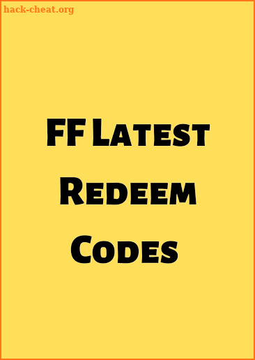 FF Redeem Codes 2020 screenshot