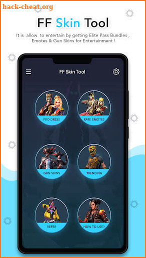 FF Skin Tool - Emote, skin screenshot