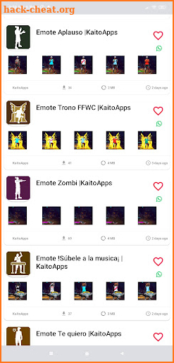 FF Stickers animados screenshot