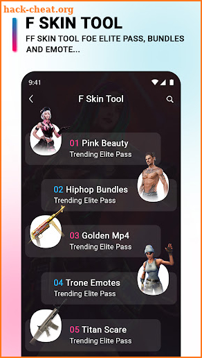 FFF FF Skin Tool screenshot