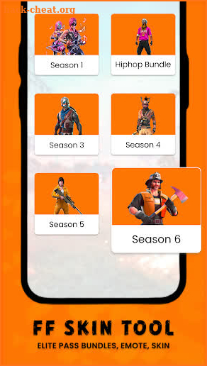 FFF FF Skin Tool, Elite Pass screenshot