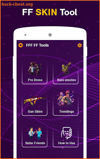 FFF FF Skin Tool, Emote, Elite pass Bundles, Skins screenshot