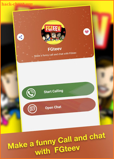 FGteev Fake Chat And Call screenshot