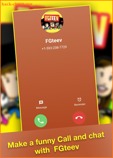 FGteev Fake Chat And Call screenshot