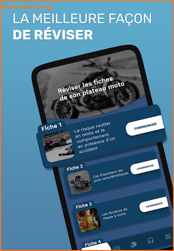 Fiches Plateau Moto screenshot