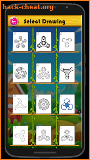 Fidget Spinner Coloring Book & Drawing Game screenshot