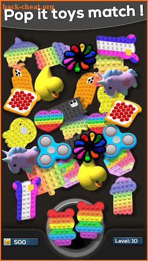 Fidget Toys Match 3D: pop it - Antistress Fidgets screenshot