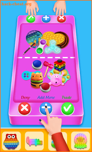 Fidget Trading! pop it Fidget toys 3D Puppet games screenshot