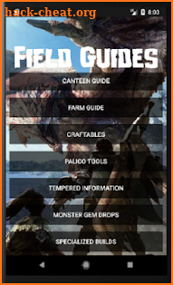 Field Guides for MHW Premium screenshot