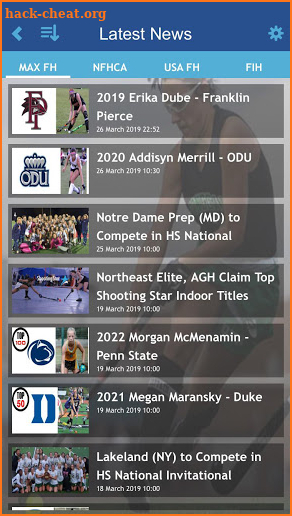 Field Hockey Network screenshot