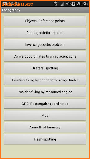 Field Topography UTM & WGS84 screenshot