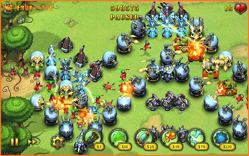 Fieldrunners HD screenshot