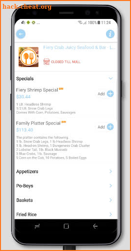 Fiery Crab Juicy Seafood & Bar screenshot