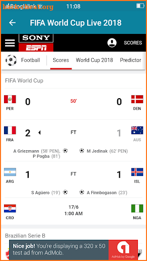 FIFA World Cup Live (Pro) screenshot