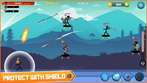 Fighting Stickman Archer Hero screenshot