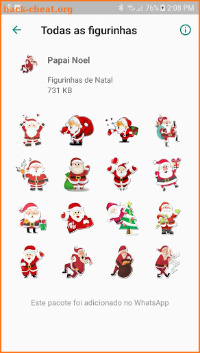 Figurinhas de Natal -   WAStickerApps screenshot