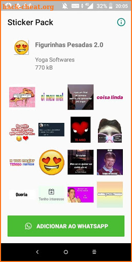 Figurinhas Pesadas para whatsapp - WAStickerApps screenshot