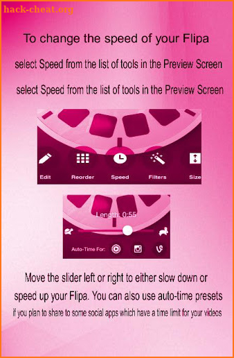 FIipaGram Photo Video Maker Info tip screenshot