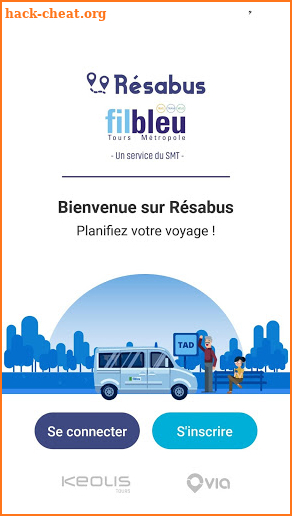 Fil Bleu Résabus screenshot