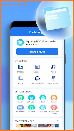 File Manager - Smart File Explorer & Power Clean screenshot