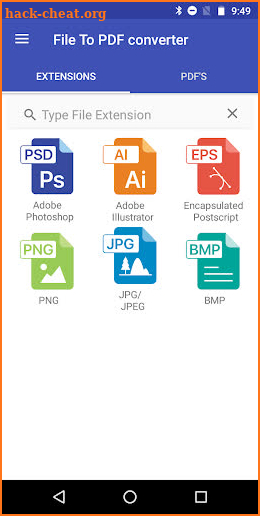 File to PDF Converter(Ai, PSD, EPS, PNG, BMP, Etc) screenshot