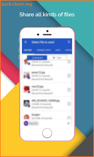 File Transfer And Sharing File Guide app screenshot