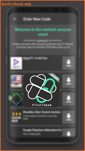 Filelinked Codes For DroidAdmin 2019 screenshot
