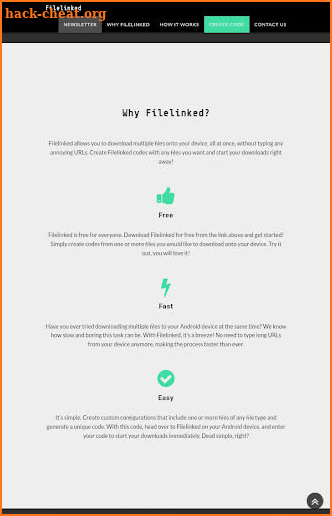 Filelinked-Codes Latest 2019 screenshot