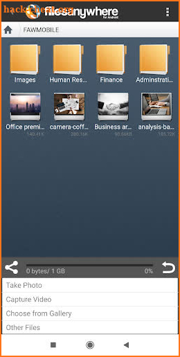 FilesAnywhere screenshot