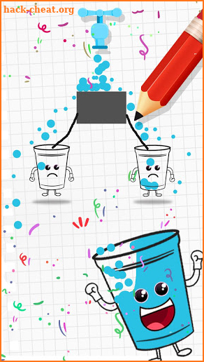 Fill the Glass - Make Happy Glass By Draw lines screenshot