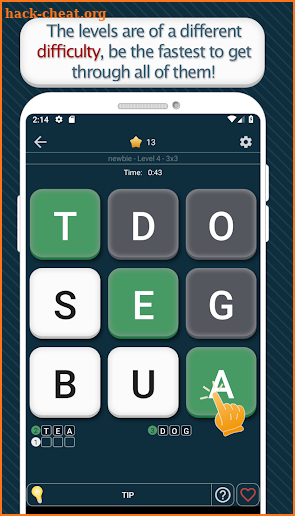 Fill The Wodrs - word search (words game) screenshot