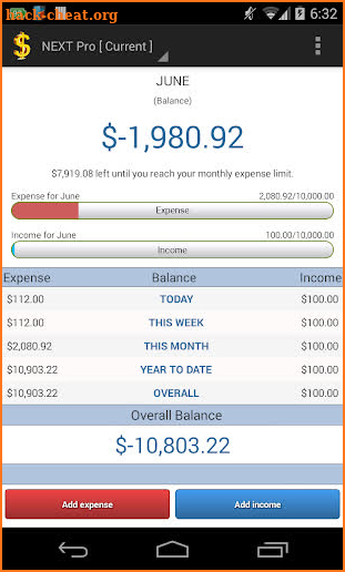 Finance Manager NEXT Pro screenshot