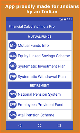 Financial Calculator India Pro screenshot