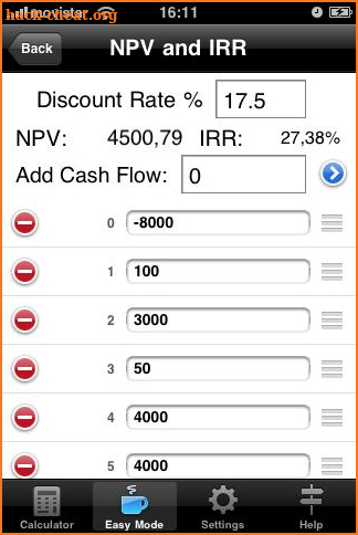 Financial Calculator Trial screenshot