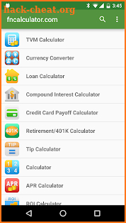 Financial Calculators Pro screenshot