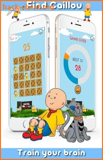 Find Caillou Free Memory Games For Kids screenshot