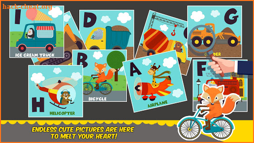 Find Differences alphabet game screenshot