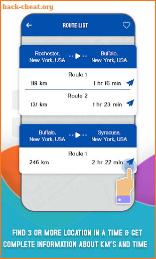 Find Distance Between Cities screenshot