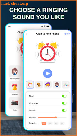 Find My Phone By Clap: Whistle screenshot
