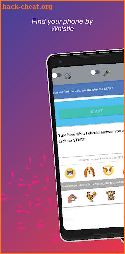 Find my phone on whistle FMP screenshot