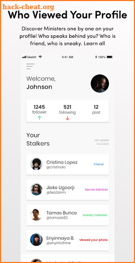 Find My Stalker - Follower Analyze for Instagram screenshot