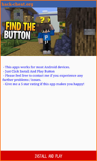 Find the Button Villages for Minecraft PE screenshot