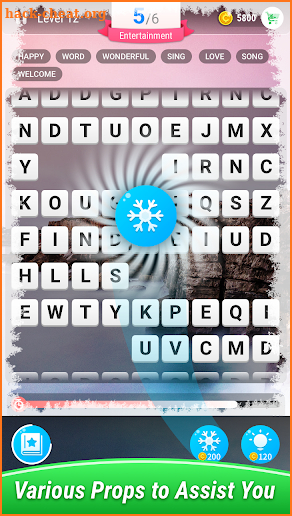 Find Words–Moving Crossword Puzzle screenshot