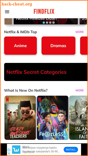 Findflix screenshot