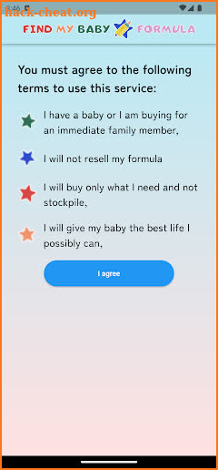 FindMyBabyFormula.com screenshot