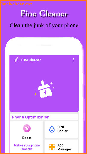 Fine Cleaner & CPU - Cooler &Junk Clean screenshot