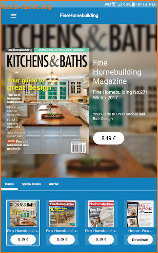 Fine Homebuilding Magazine screenshot